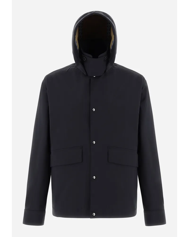 Herno Drizzle Bomberjacke Blau Letzter Tag