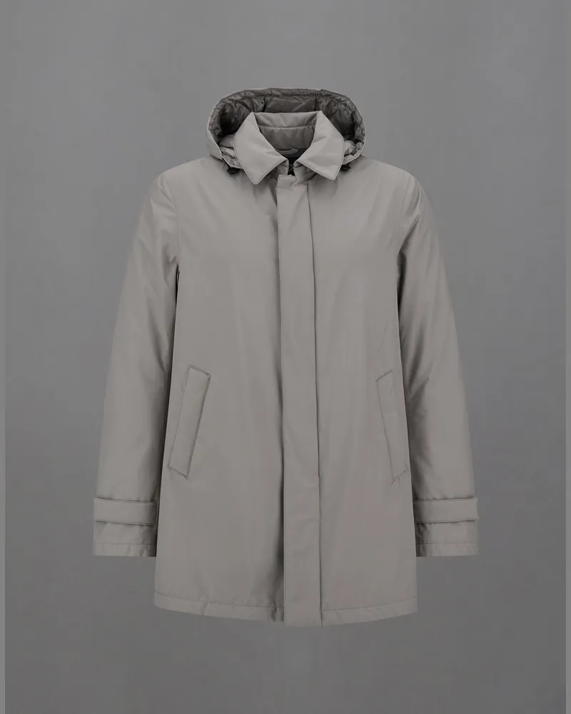 Herno Carcoat Laminar Aus 2 Layers Goretex Grau Zeitbegrenzte Promotion