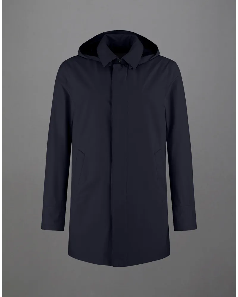 Herno Laminar Regenmantel Aus Gore Tex Paclite Blau Bis zu 60% Rabatt