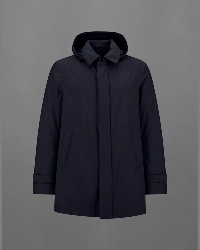 Herno Carcoat Laminar Aus 2 Layers Goretex Blau Discount Store für neue Produkte