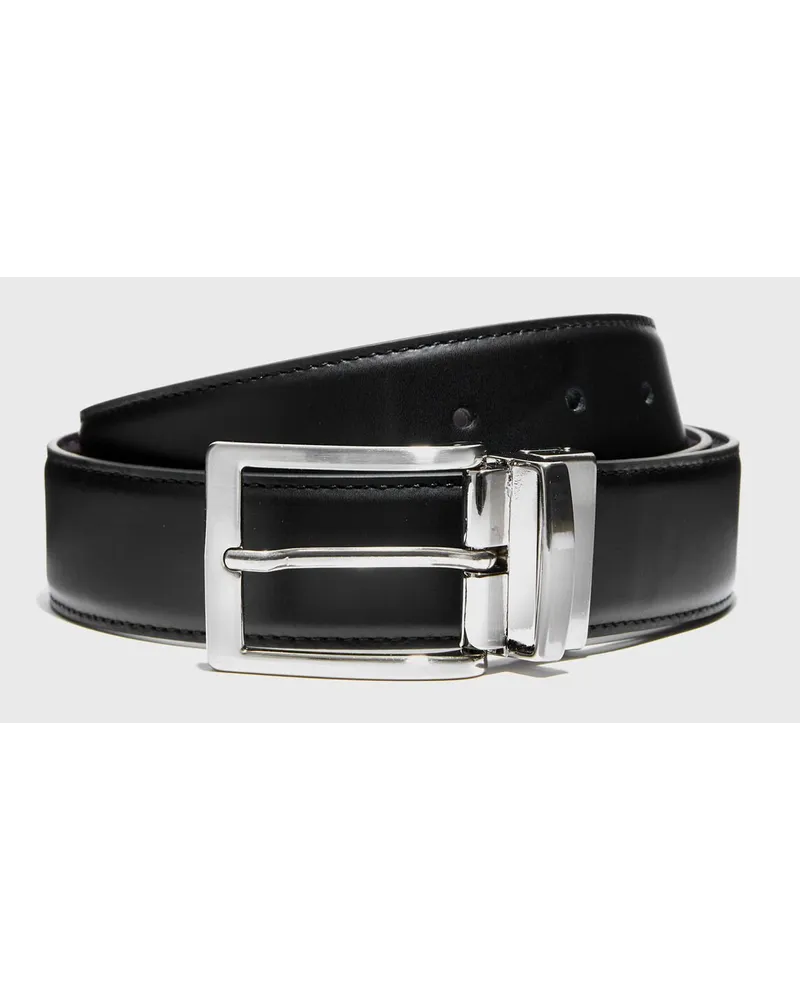 Scarosso Cintura Reversibile Mista Nera/Marrone Schwarz Fabrikladen
