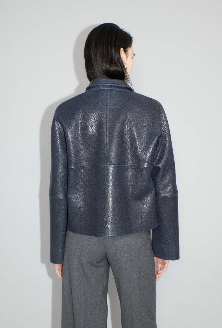 ﻿Odeeh Grainy Lamb Nappa Jacke, Nightflight Verkauf