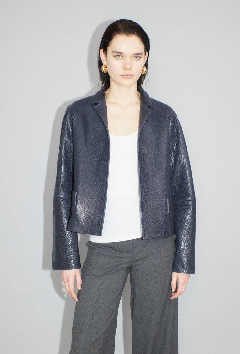 Odeeh Grainy Lamb Nappa Jacke, Nightflight Auslauf