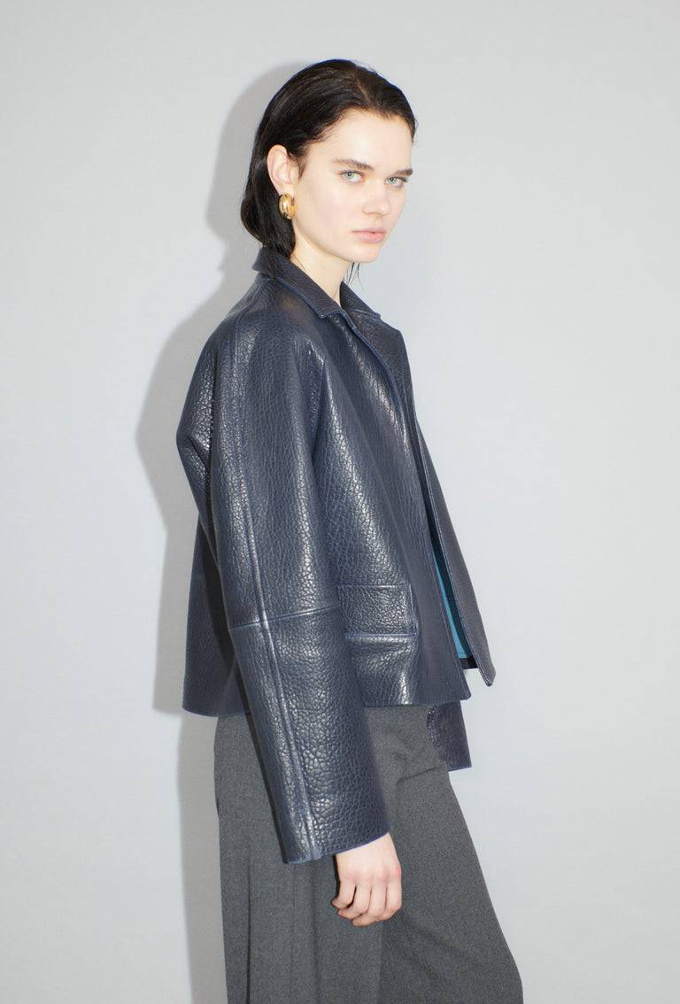 Odeeh Grainy Lamb Nappa Jacke, Nightflight Auslauf