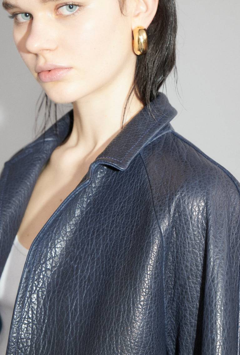 Odeeh Grainy Lamb Nappa Jacke, Nightflight Auslauf