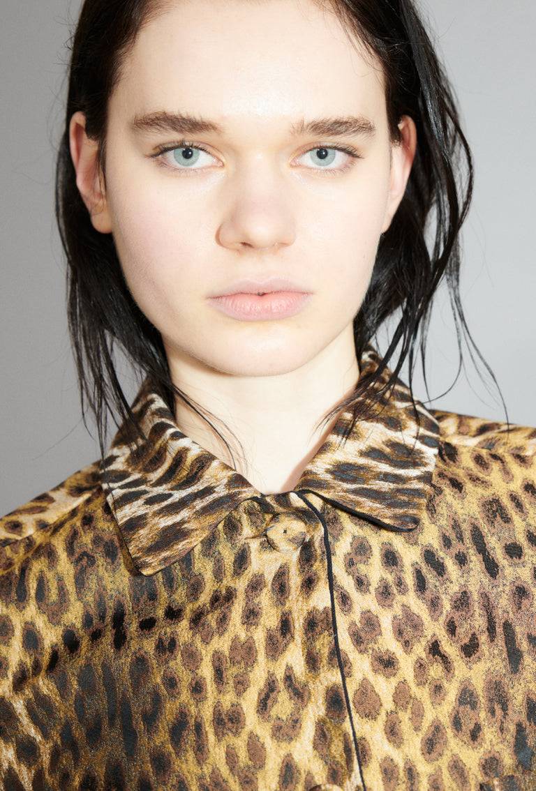 Odeeh Leopard Jaquard Jacke, Hazelnut Riesige Rabatte