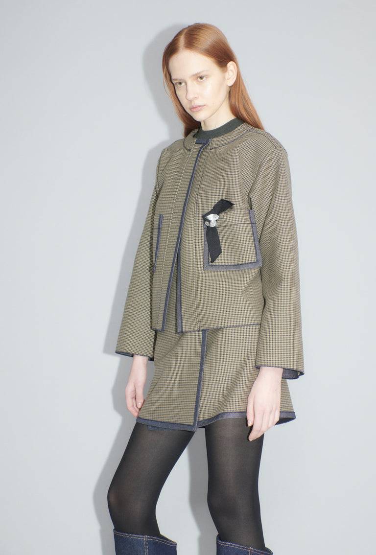 Odeeh Bounded Denim Jacke, Khaki Angebote