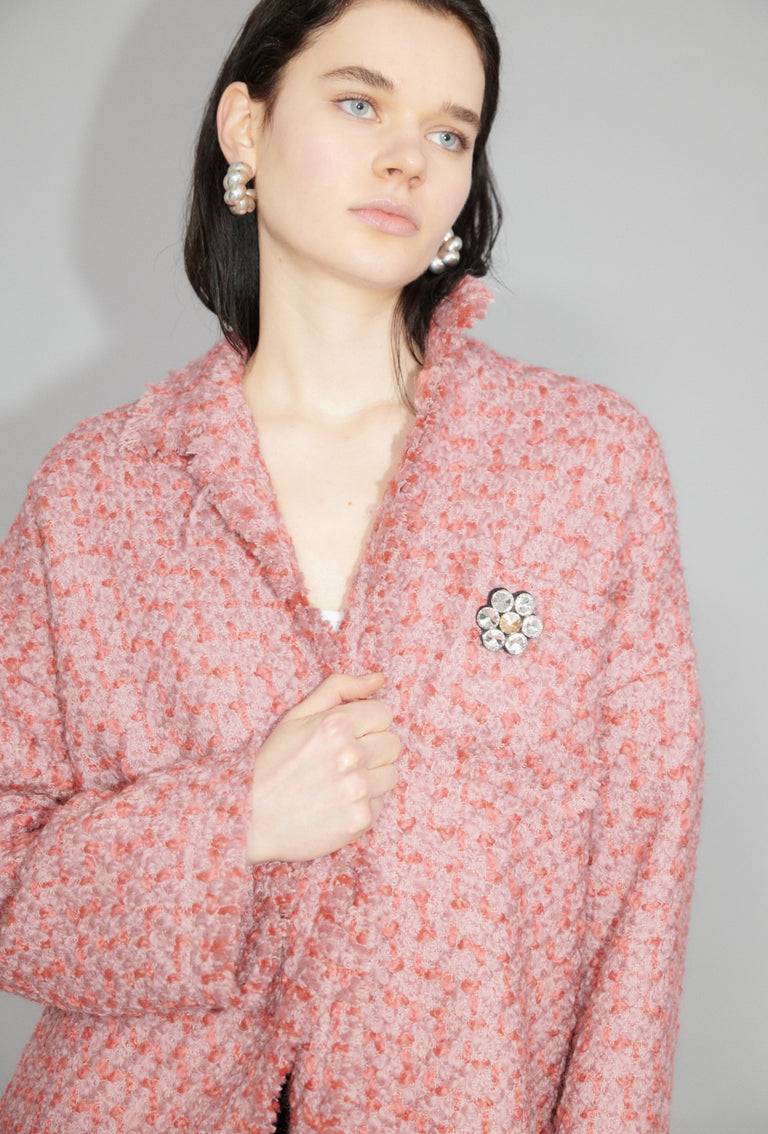 Odeeh Bouclé Tweed Jacke, Dahlia Online