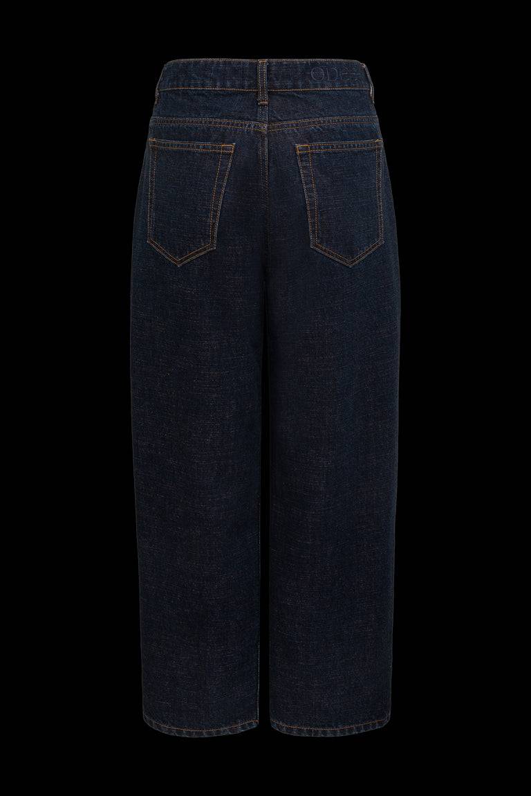 Odeeh Coloured Denim Jeans, Marine im Angebot