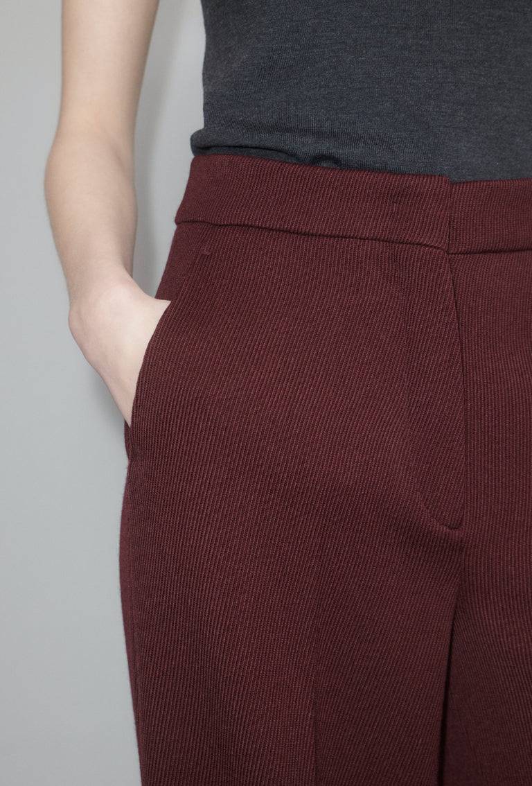Odeeh Cavalry Twill Hose, Burgundy Günstiger Verkauf