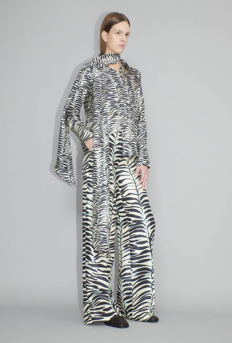 Odeeh Big Op-Art Tree Hose, Black White Meist gekauft