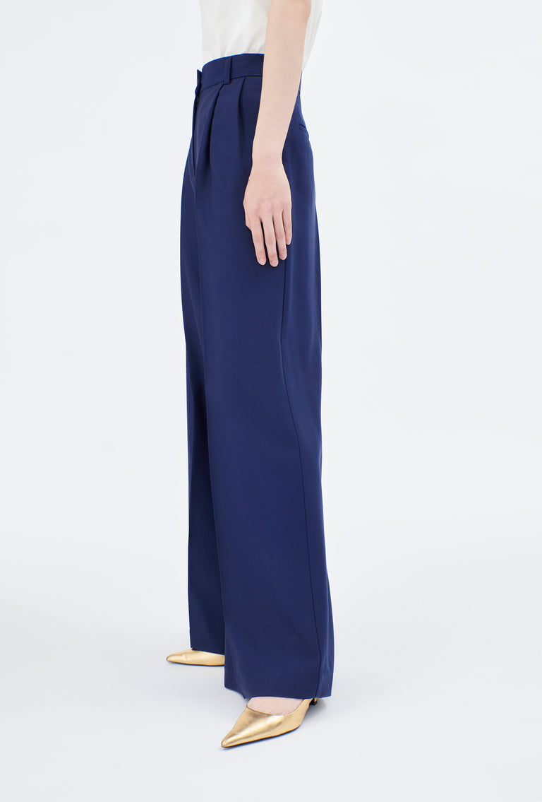 Odeeh Soft Wool Gabardine Hose, Ink Outlet