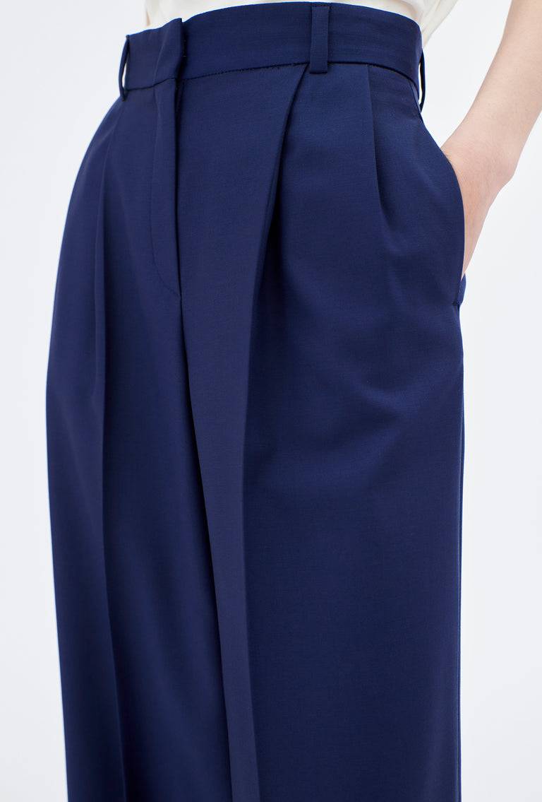 Odeeh Soft Wool Gabardine Hose, Ink Outlet