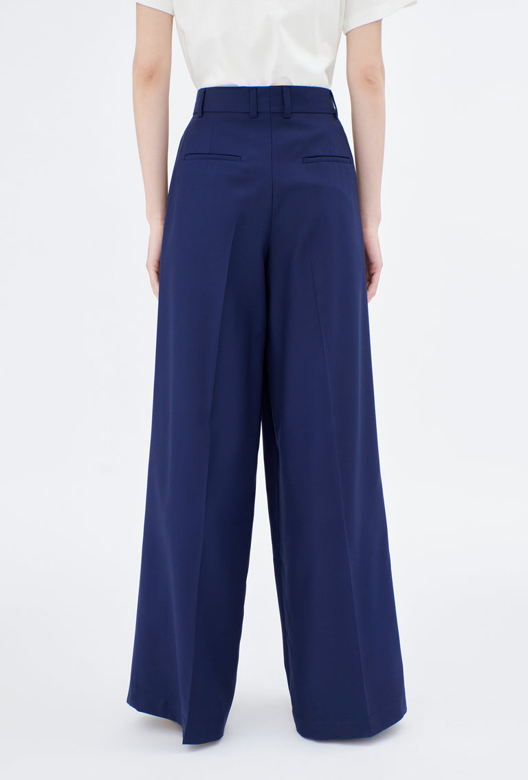 Odeeh Soft Wool Gabardine Hose, Ink Outlet