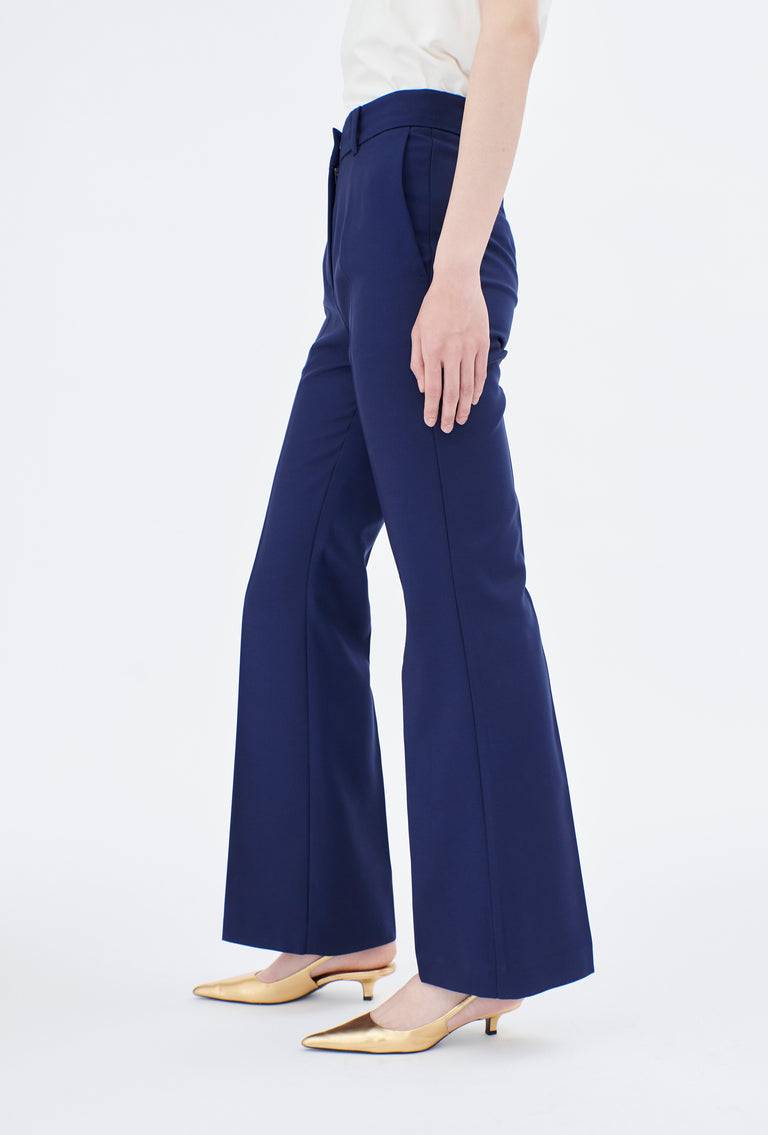Odeeh Soft Wool Gabardine Hose, Ink Hotsell