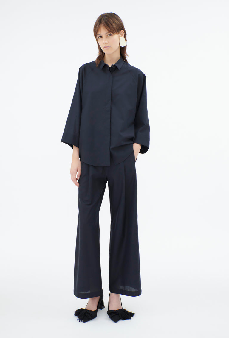 Odeeh Super Light Wool Hose, Navy Schlussverkauf