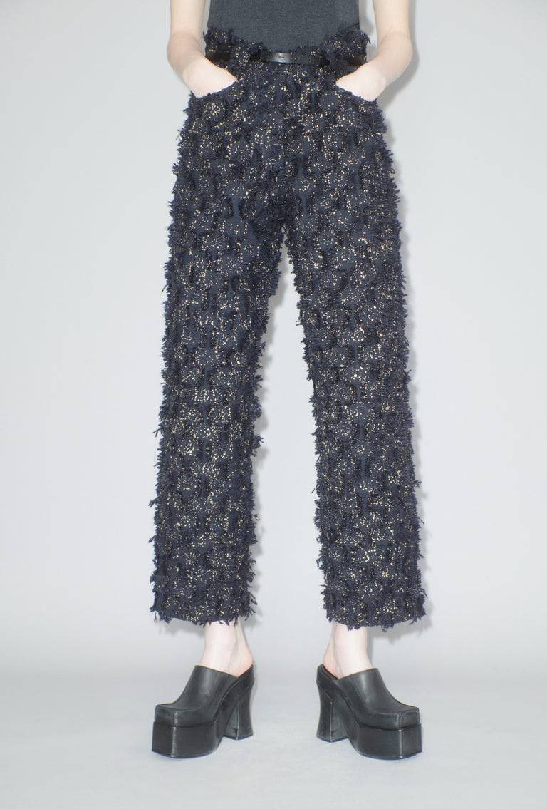 Odeeh Gold Sprinkled Fringes Hose, Midnight Günstiger Verkauf