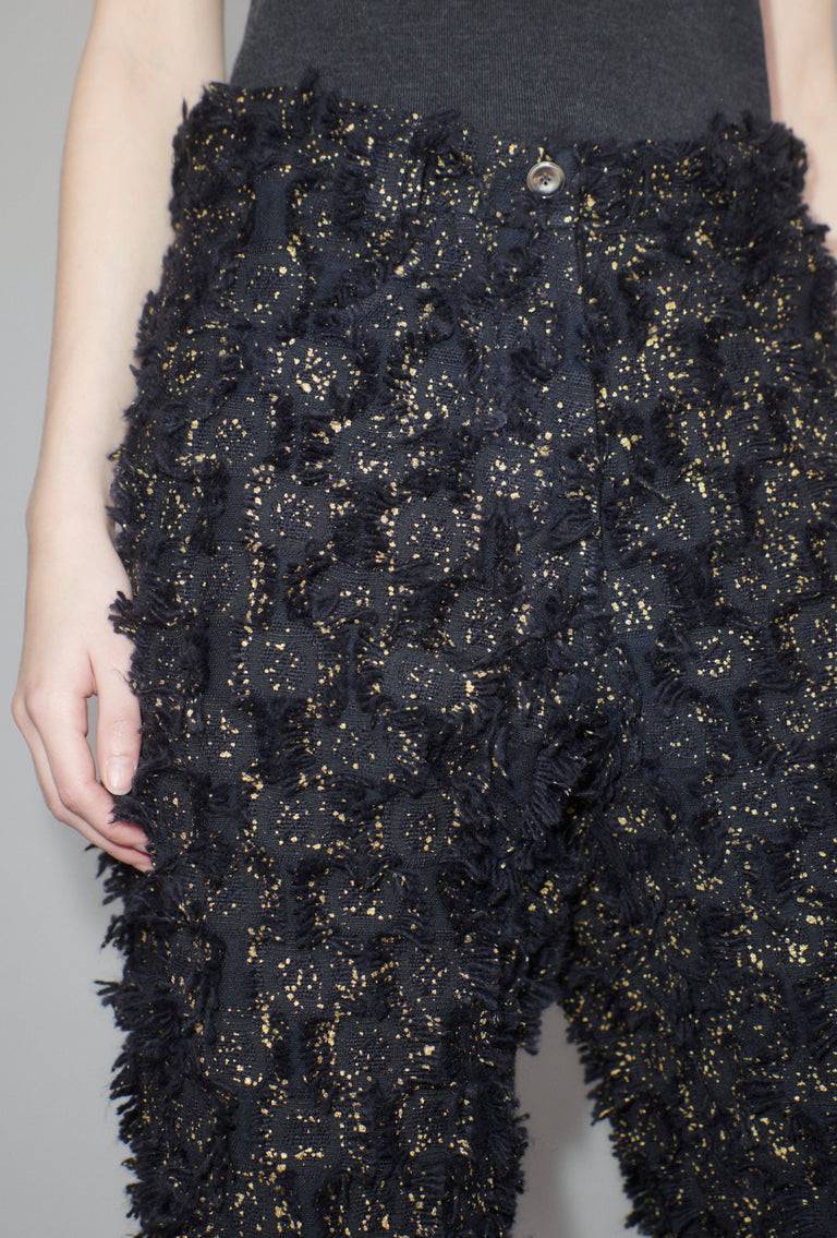 Odeeh Gold Sprinkled Fringes Hose, Midnight Günstiger Verkauf