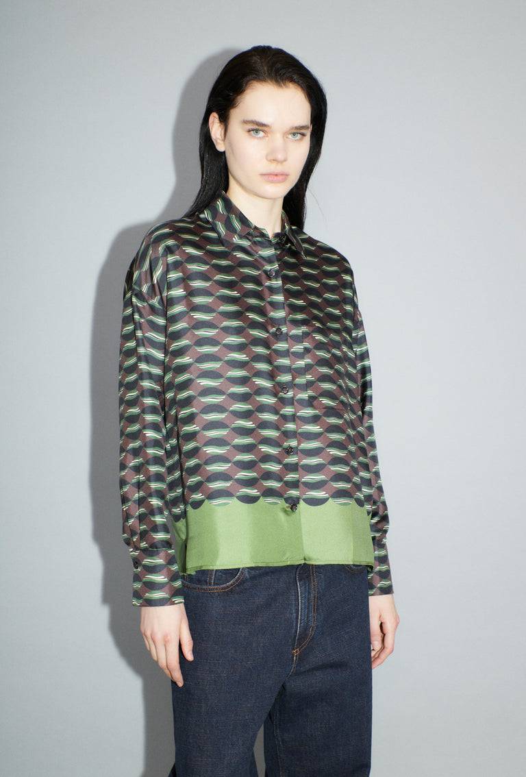 Odeeh Floating Objects Bluse, Myrrh Blitzverkäufe