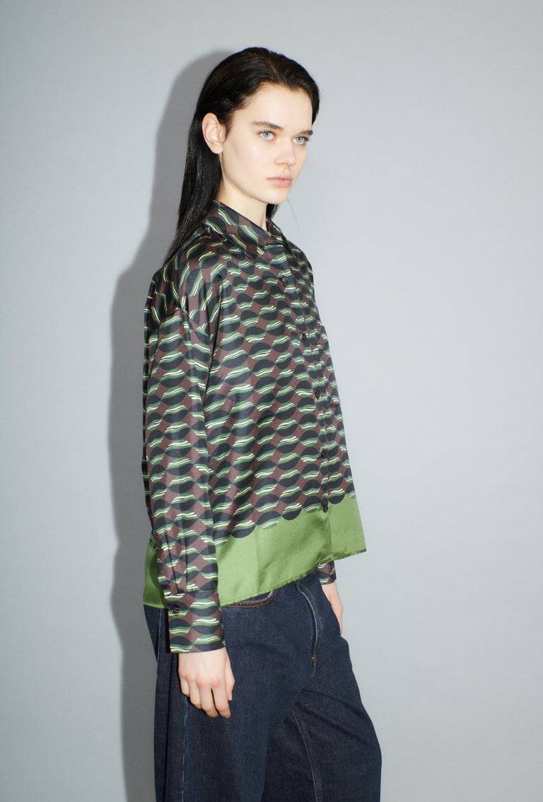 Odeeh Floating Objects Bluse, Myrrh Blitzverkäufe