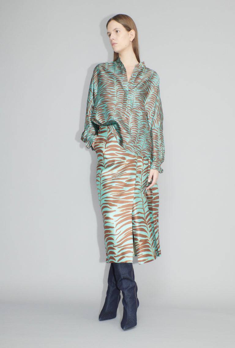 Odeeh Op-Art Tree Bluse, Shellac Meist gekauft