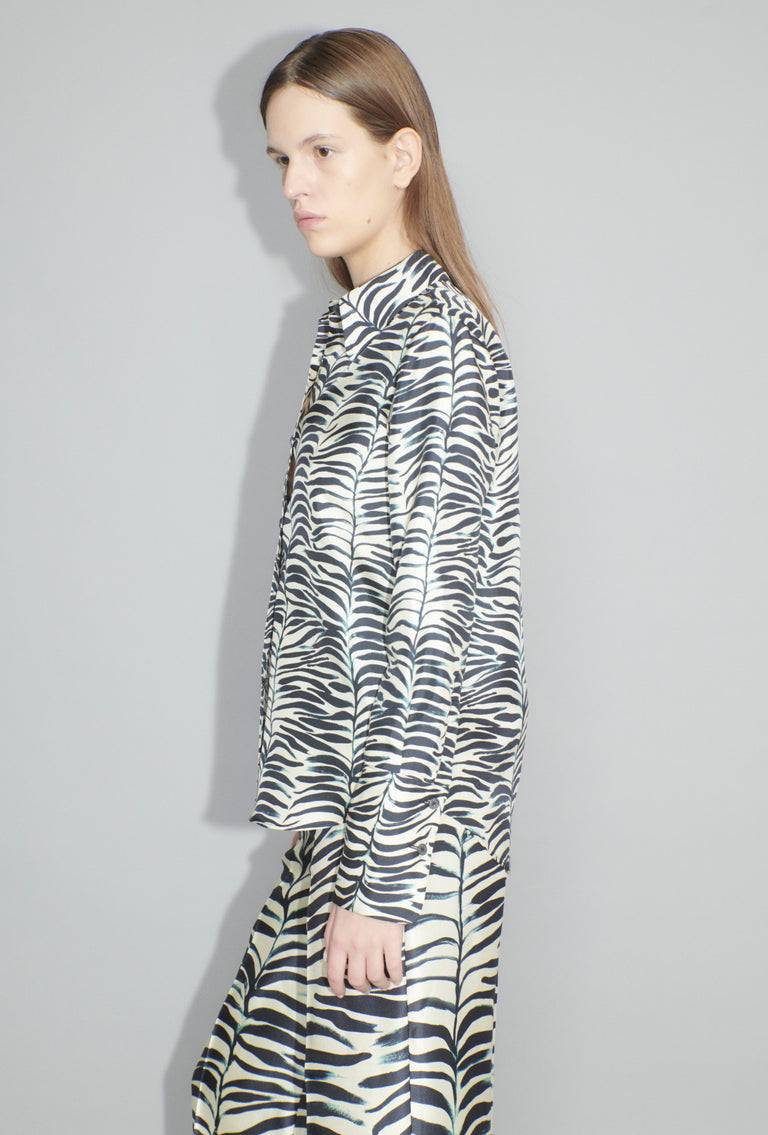 Odeeh Op-Art Tree Bluse, Black White Online