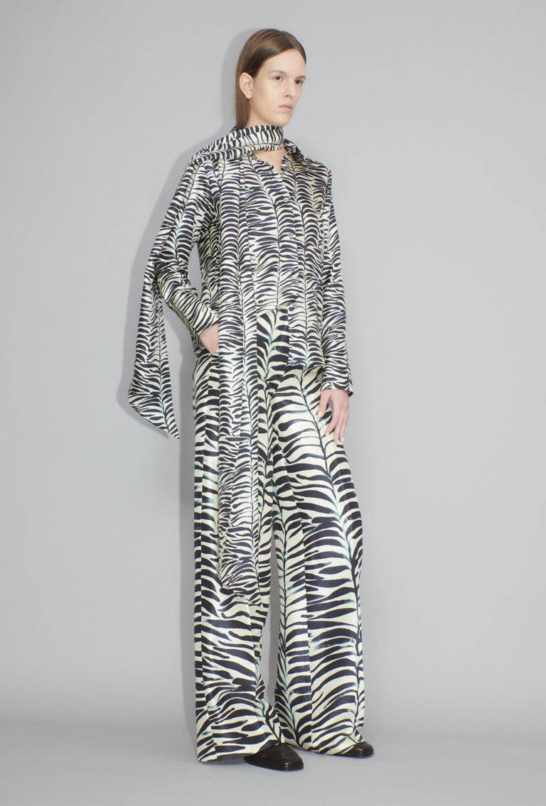 Odeeh Op-Art Tree Bluse, Black White Online