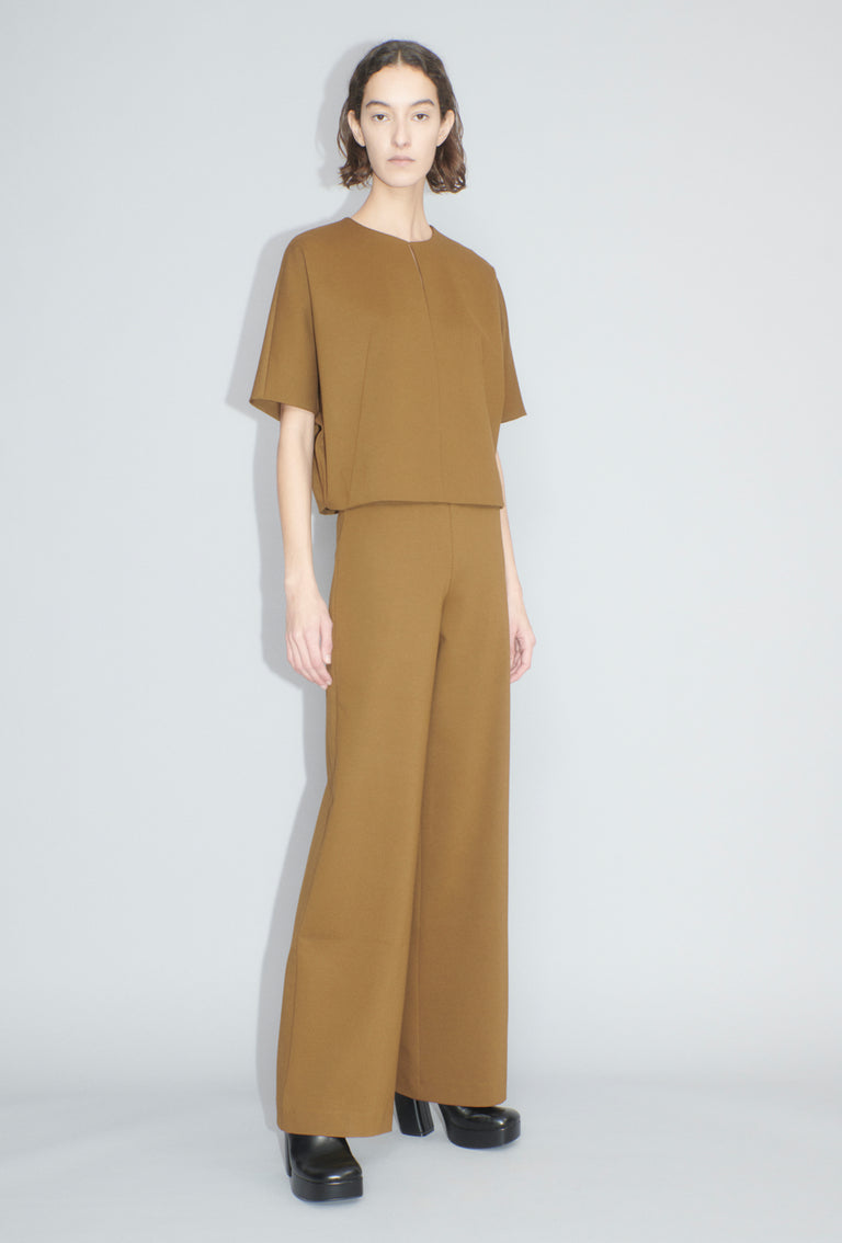 Odeeh Compact Jersey Shirt, Cognac Schlussverkauf