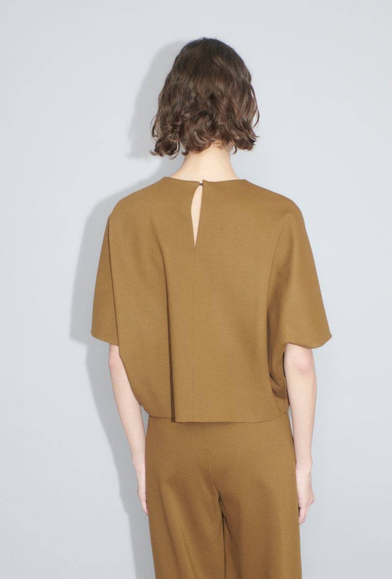 Odeeh Compact Jersey Shirt, Cognac Schlussverkauf