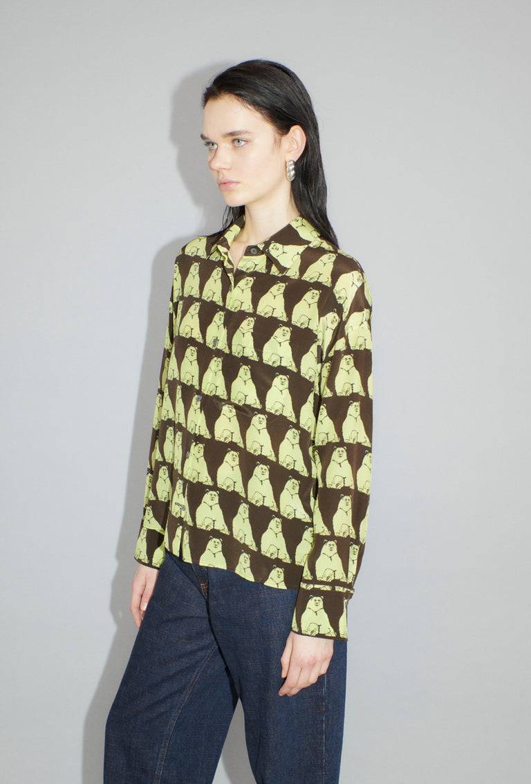 Odeeh Relaxing Bears Bluse, Citrine Günstiger Verkauf