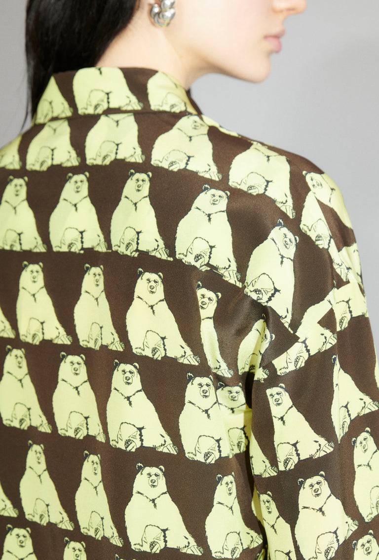 Odeeh Relaxing Bears Bluse, Citrine Günstiger Verkauf
