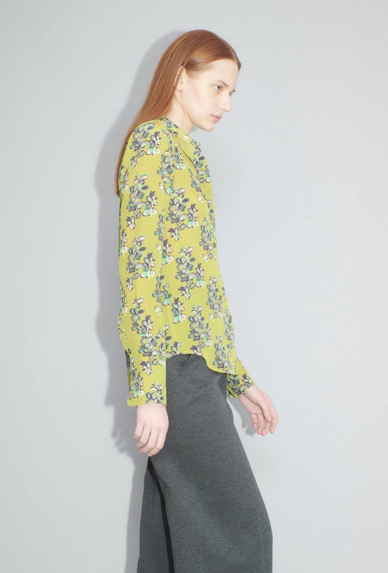 Odeeh Painted Blossoms Bluse, Citrine Fabrikverkauf