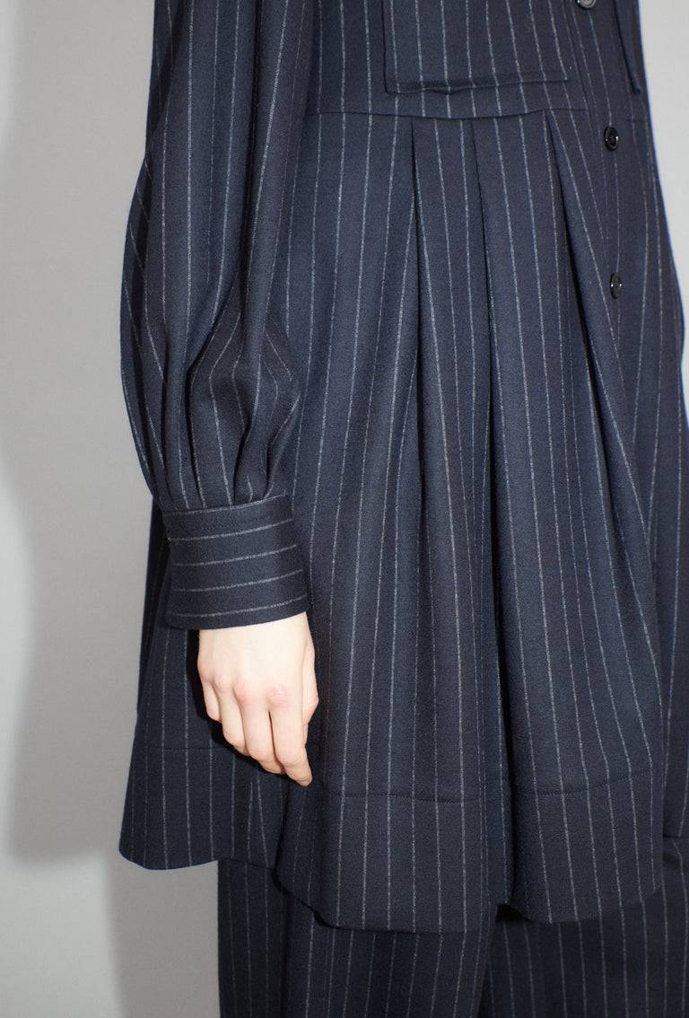 Odeeh Pin Stripe Jersey Kleid, Navy Hotsell
