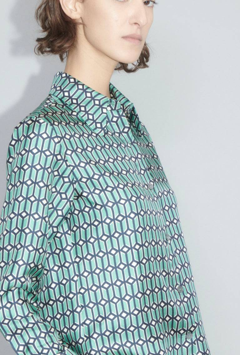 Odeeh Cuboids Bluse, Murano Fabrikladen
