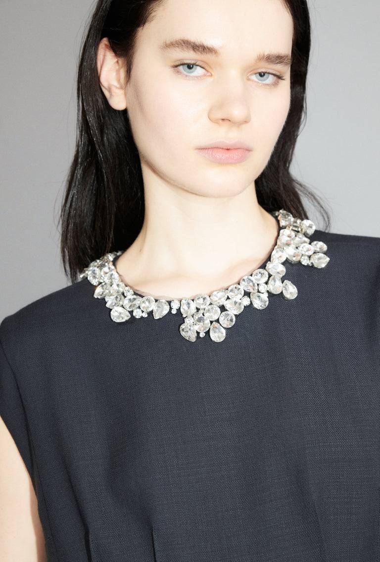 Odeeh Struct. Tropical Kleid, Slate Online