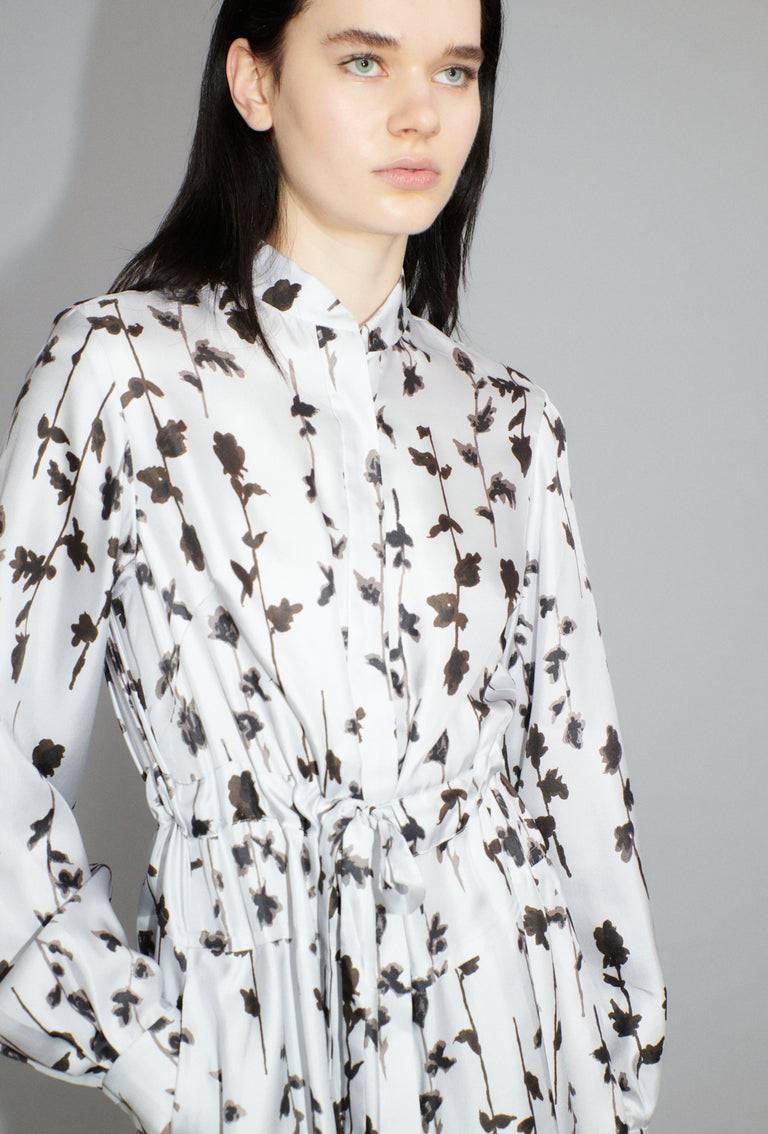 Odeeh Flower Items on Twill Kleid, Diamond im Angebot