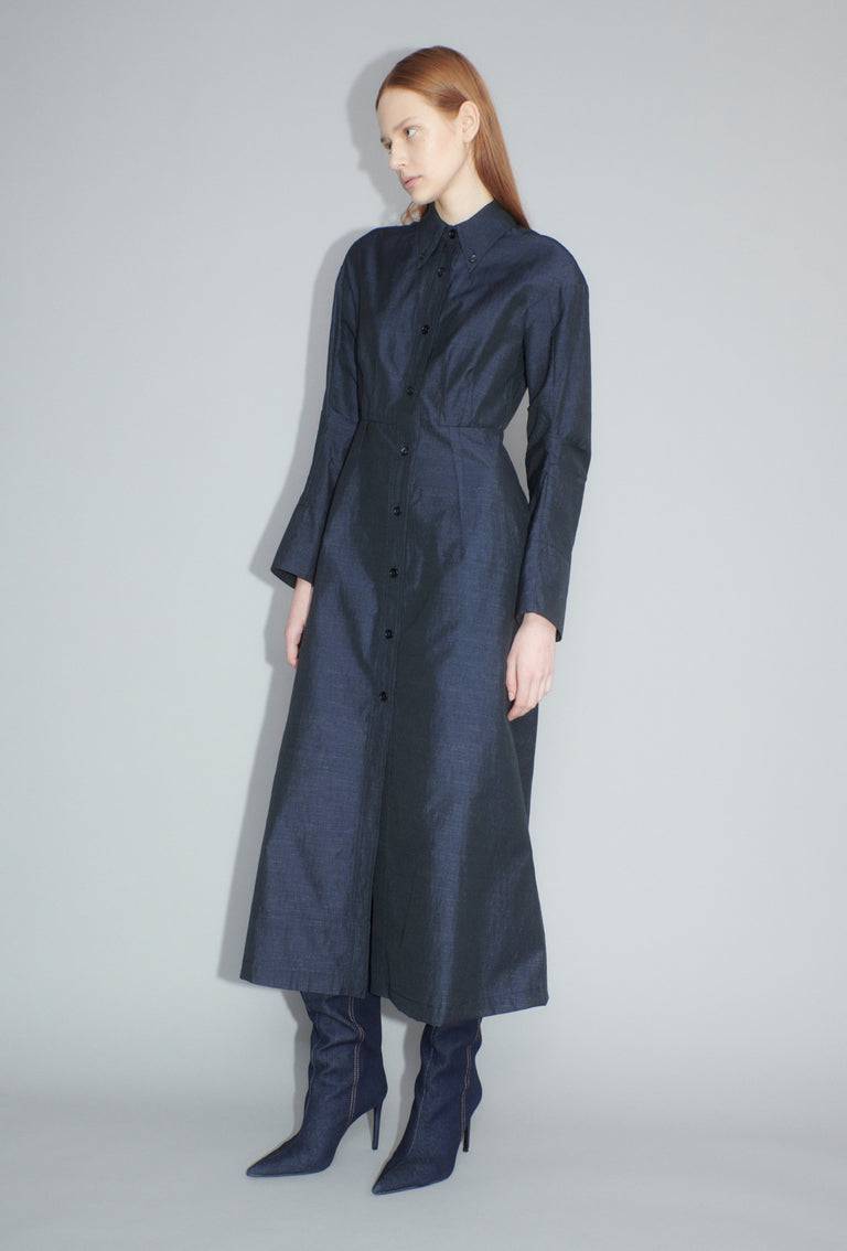 Odeeh Struct Taffeta Kleid, Midnight Online