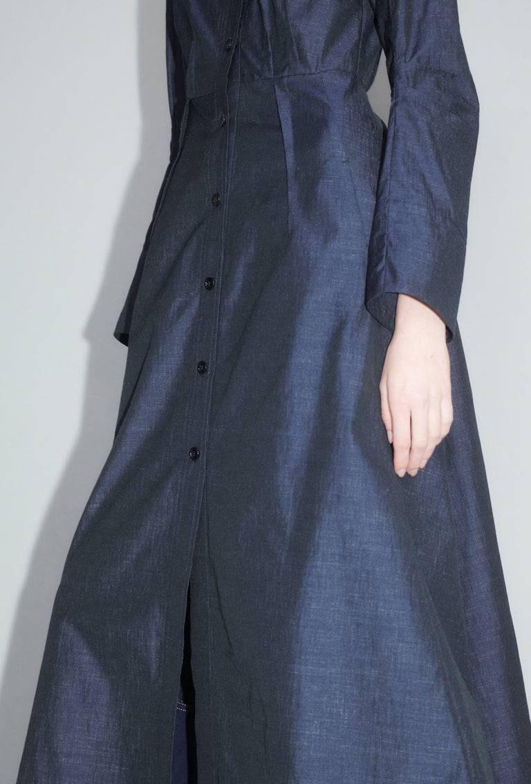 Odeeh Struct Taffeta Kleid, Midnight Online