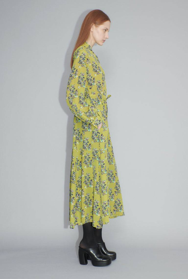 Odeeh Painted Blossoms Kleid, Citrine Outlet