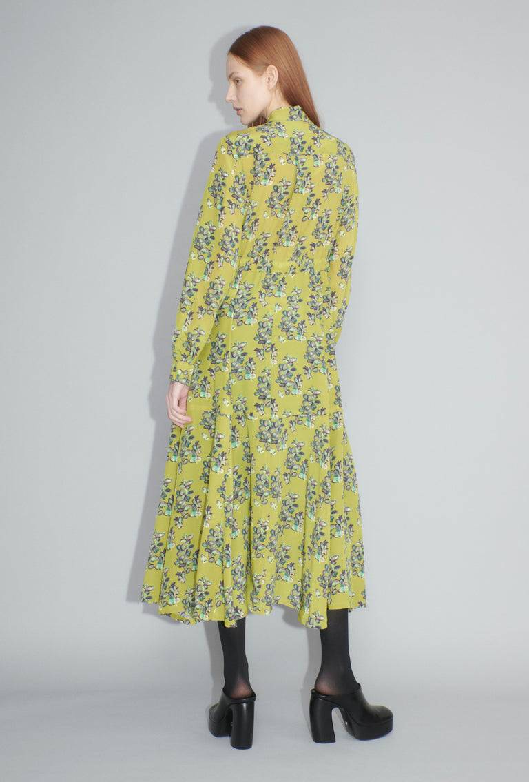 Odeeh Painted Blossoms Kleid, Citrine Outlet