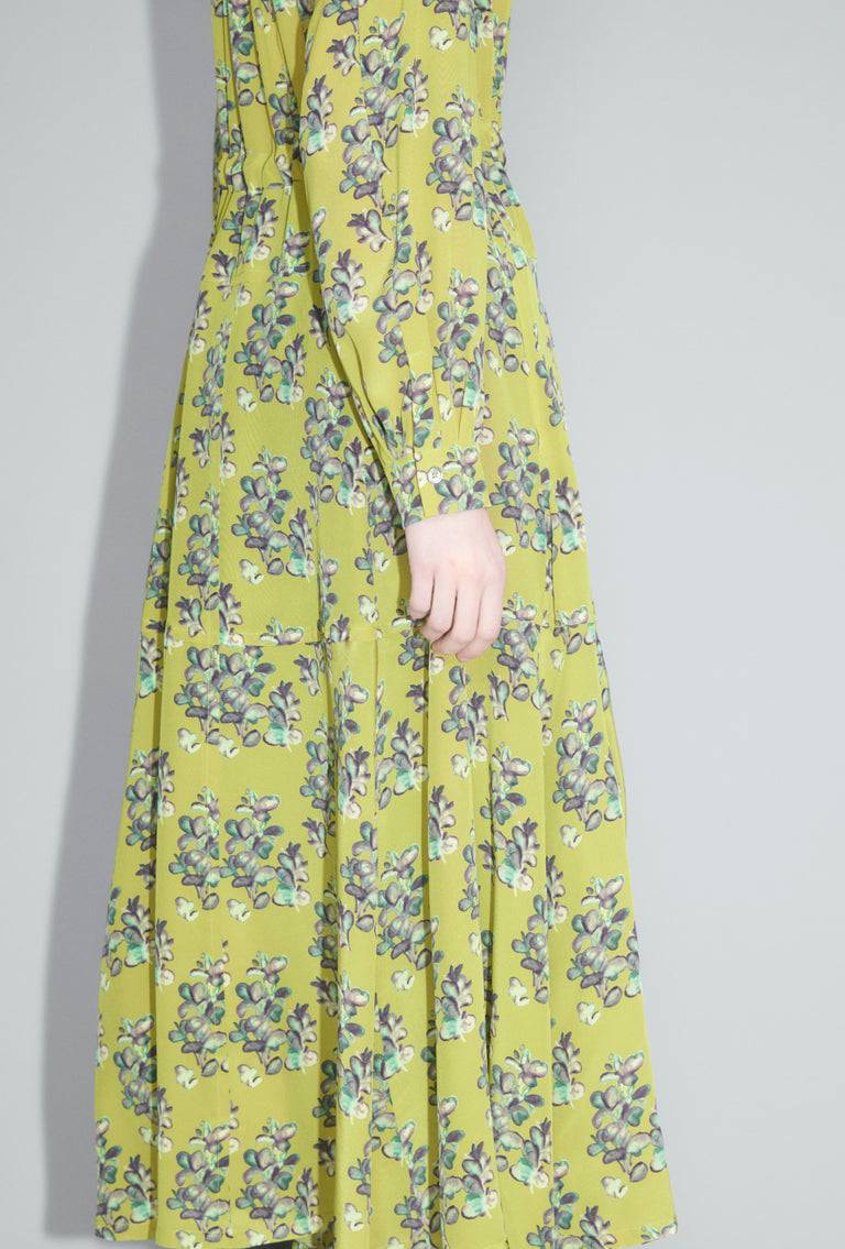 Odeeh Painted Blossoms Kleid, Citrine Outlet