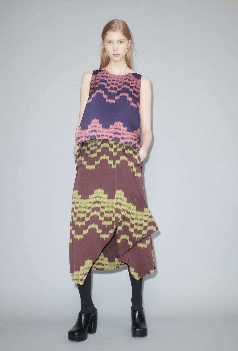 Odeeh Double Printed Degradè Rock, Goldolive Hotsell