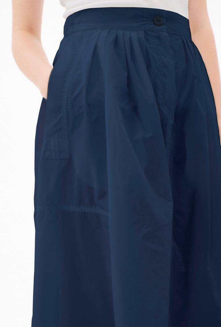 Odeeh Ultra Light Taffeta Rock, Navy im Angebot