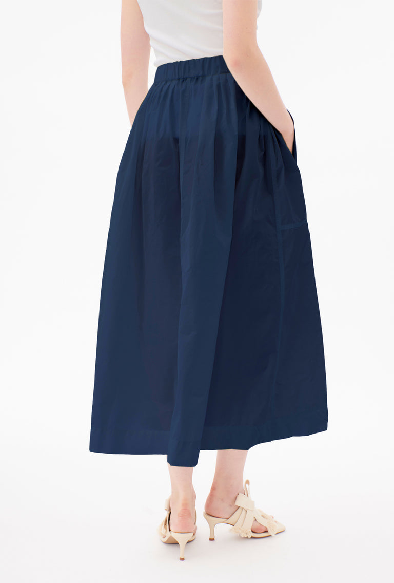 Odeeh Ultra Light Taffeta Rock, Navy im Angebot