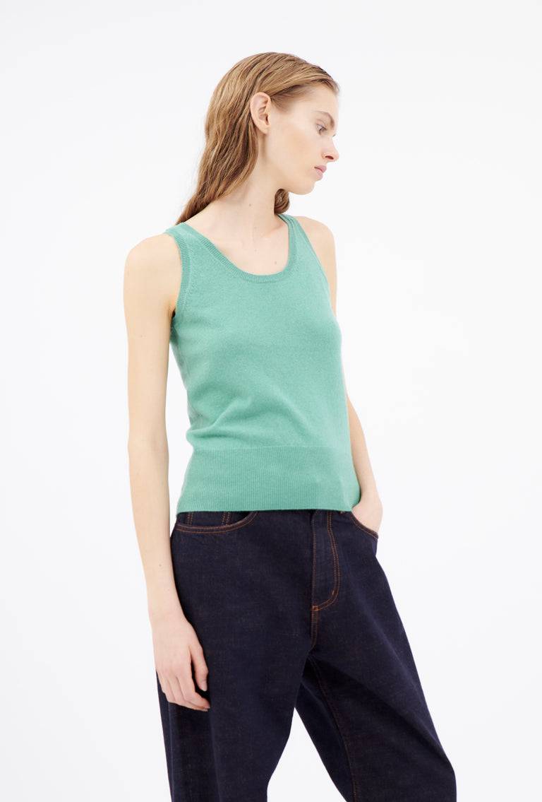 Odeeh Light Cashmere Top, Mermaid Green Schlussverkauf