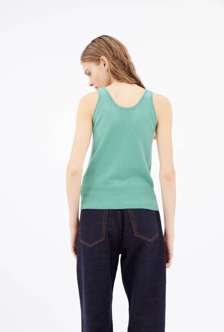 Odeeh Light Cashmere Top, Mermaid Green Schlussverkauf