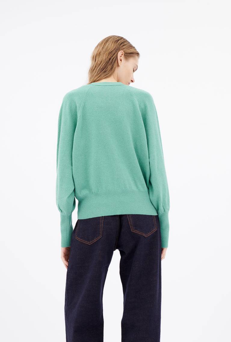 Odeeh Light Cashmere Cardigan, Mermaid Green Günstiger Verkauf