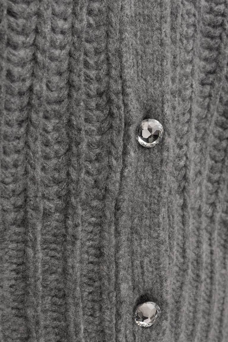 Odeeh Cashair Cardigan, Heather Grey Meist gekauft