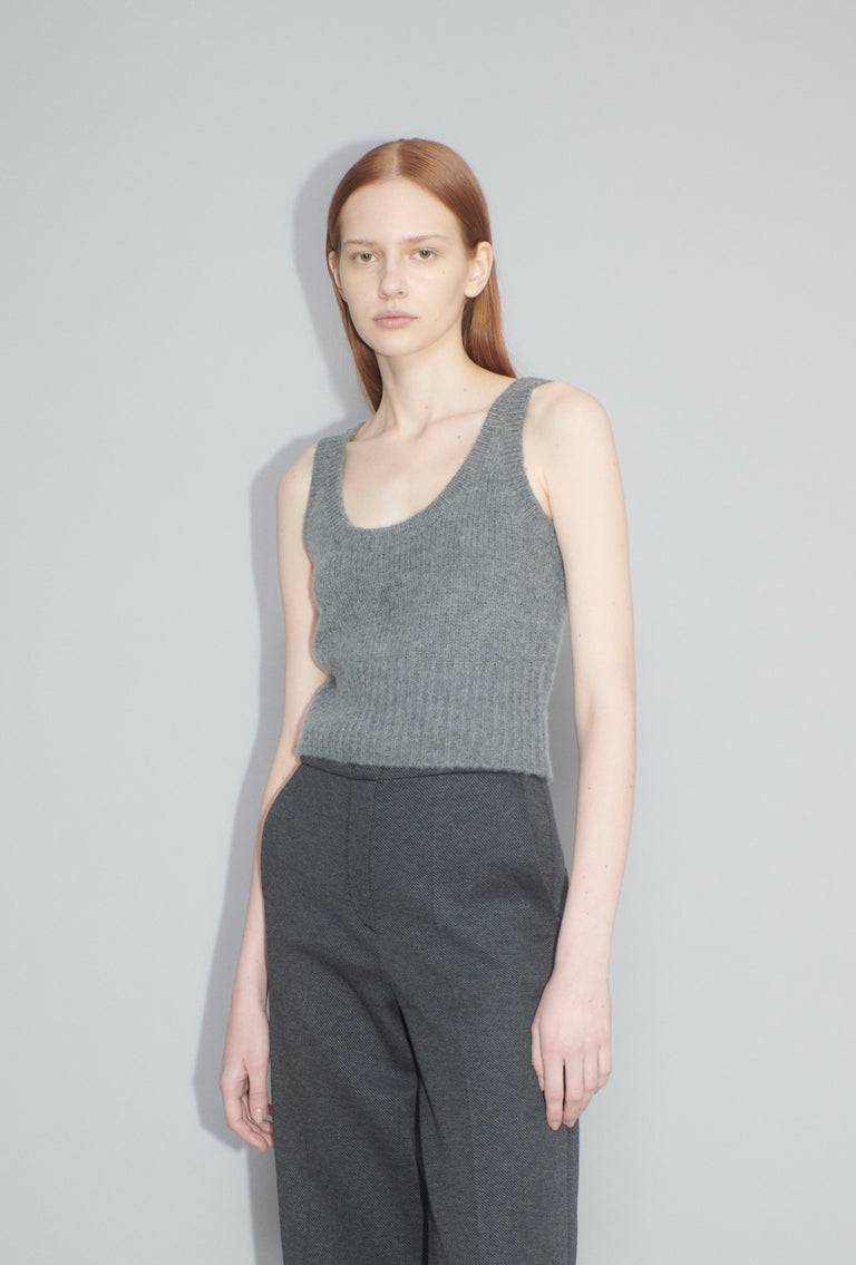 Odeeh Cashair Top, Heather Grey Online