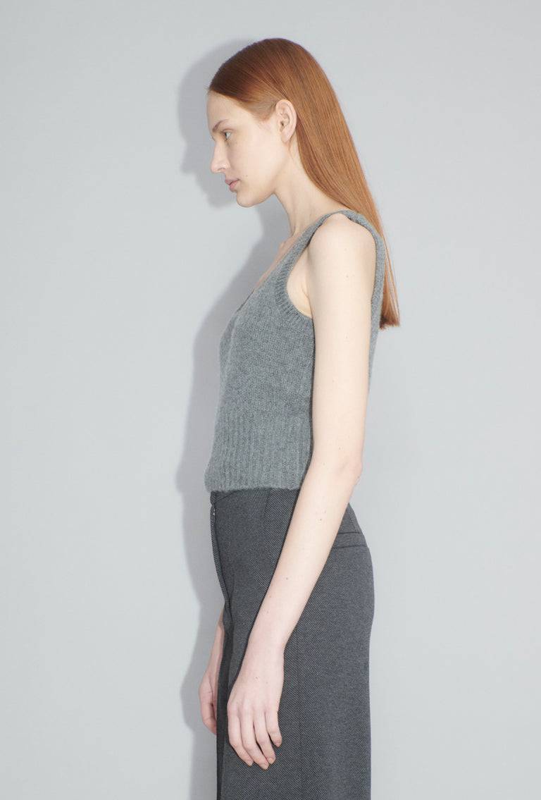 Odeeh Cashair Top, Heather Grey Online